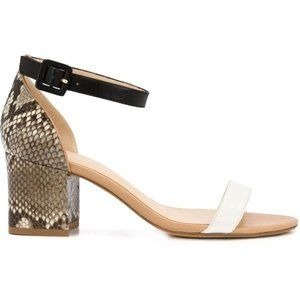 Alexandre Birman Judy Python Block Heel Sandal 5